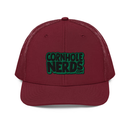 black/kelly green nerds logo Richardson 112 snapback Trucker hat