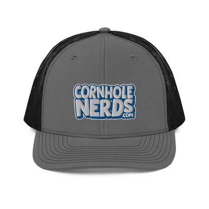 white/royal nerds logo Richardson 112 snapback Trucker hat