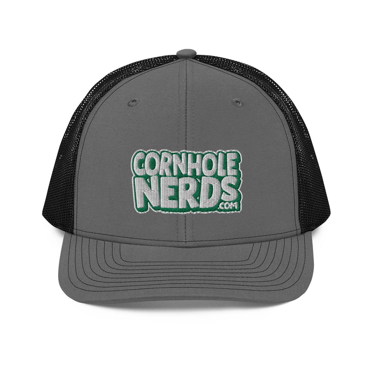 white/kelly green nerds logo Richardson 112 snapback Trucker hat