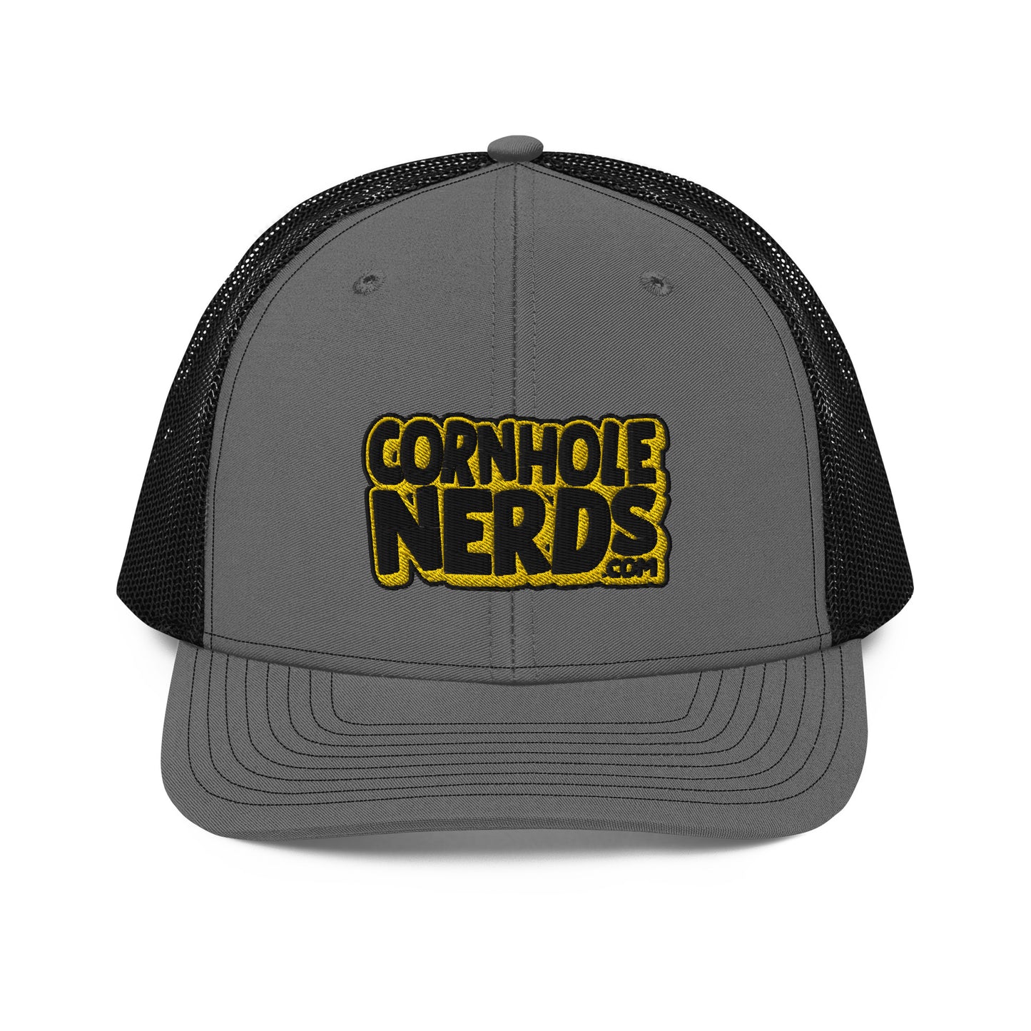 black/yellow nerds logo Richardson 112 snapback Trucker Cap