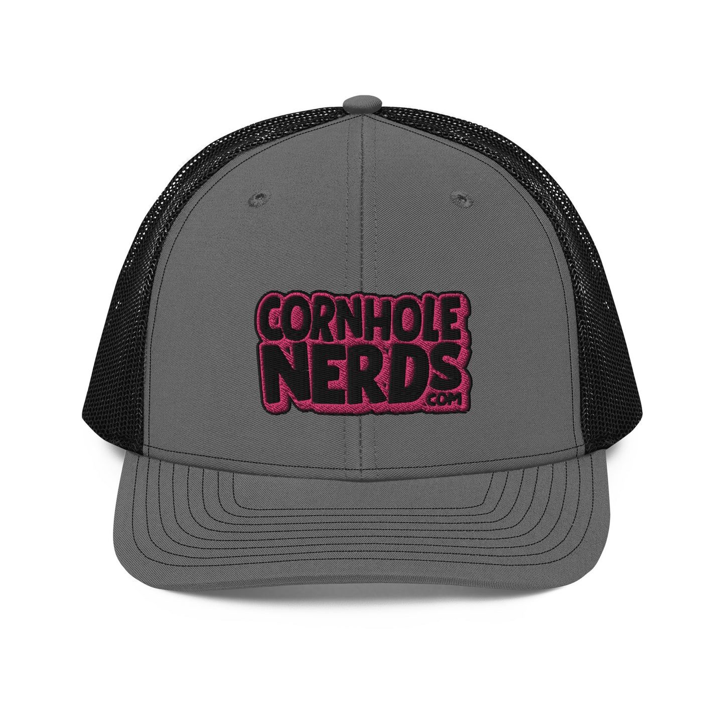 black/pink nerds logo Richardson 112 snapback Trucker hat