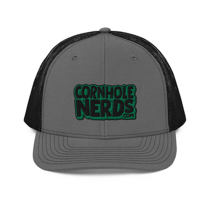 black/kelly green nerds logo Richardson 112 snapback Trucker hat