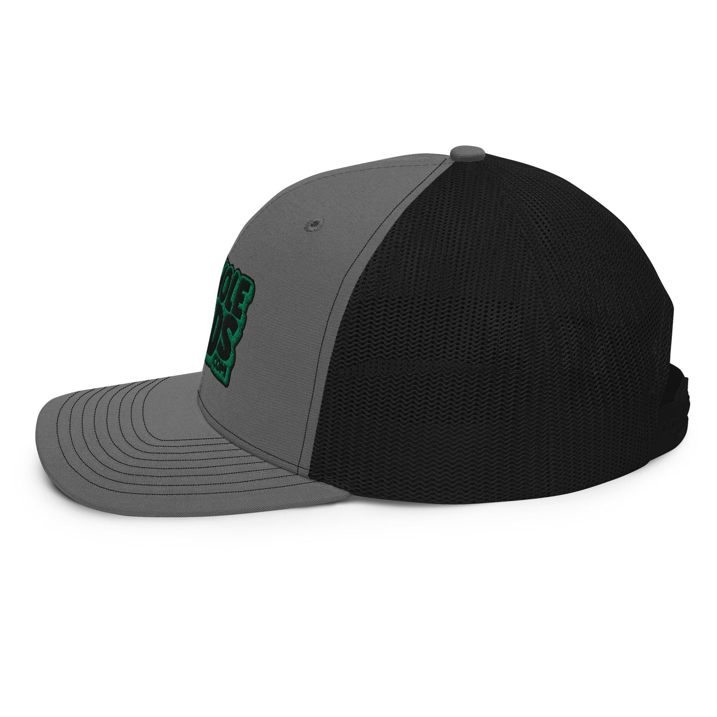 black/kelly green nerds logo Richardson 112 snapback Trucker hat