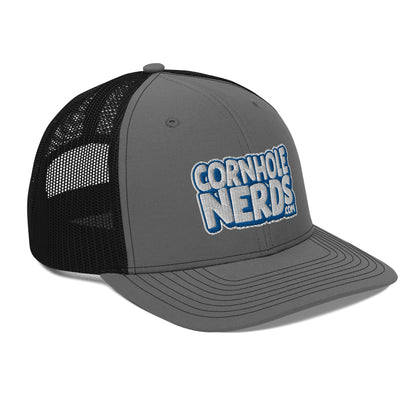 white/royal nerds logo Richardson 112 snapback Trucker hat