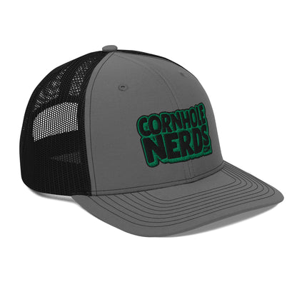 black/kelly green nerds logo Richardson 112 snapback Trucker hat