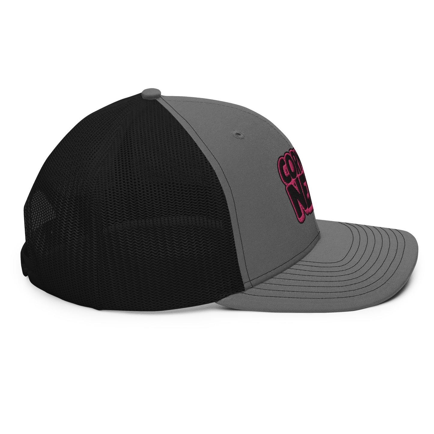 black/pink nerds logo Richardson 112 snapback Trucker hat