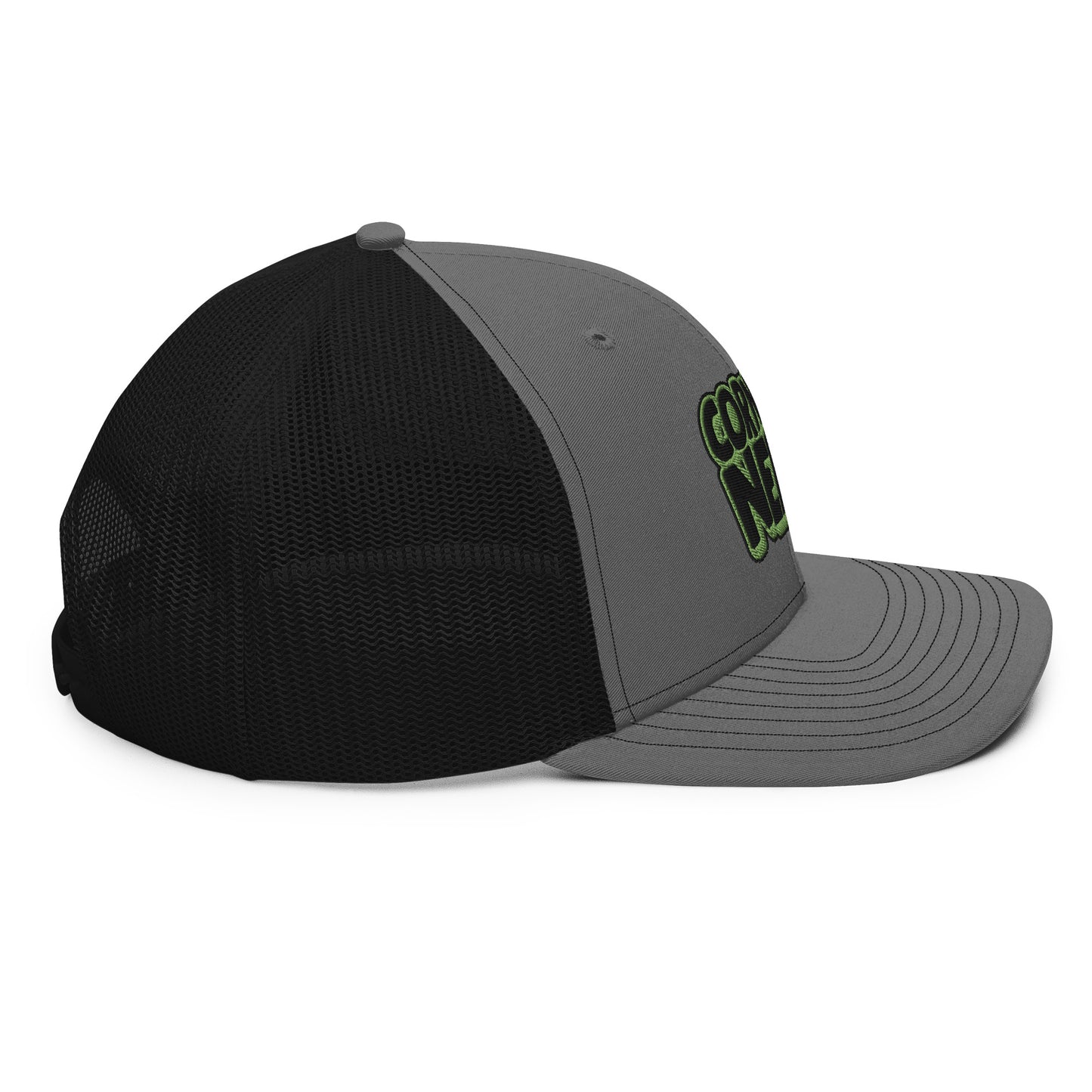 black/kiwi green nerds logo Richardson 112 snapback Trucker hat