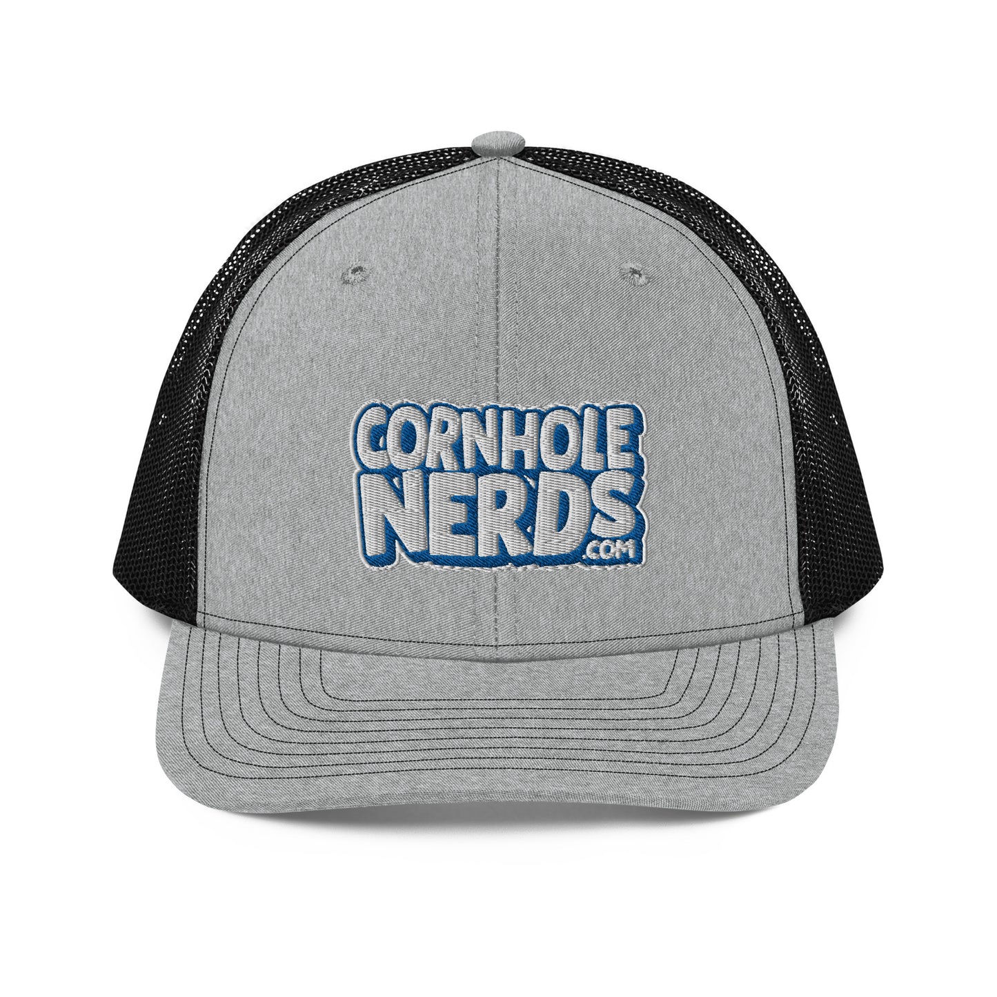 white/royal nerds logo Richardson 112 snapback Trucker hat