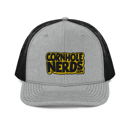 black/yellow nerds logo Richardson 112 snapback Trucker Cap