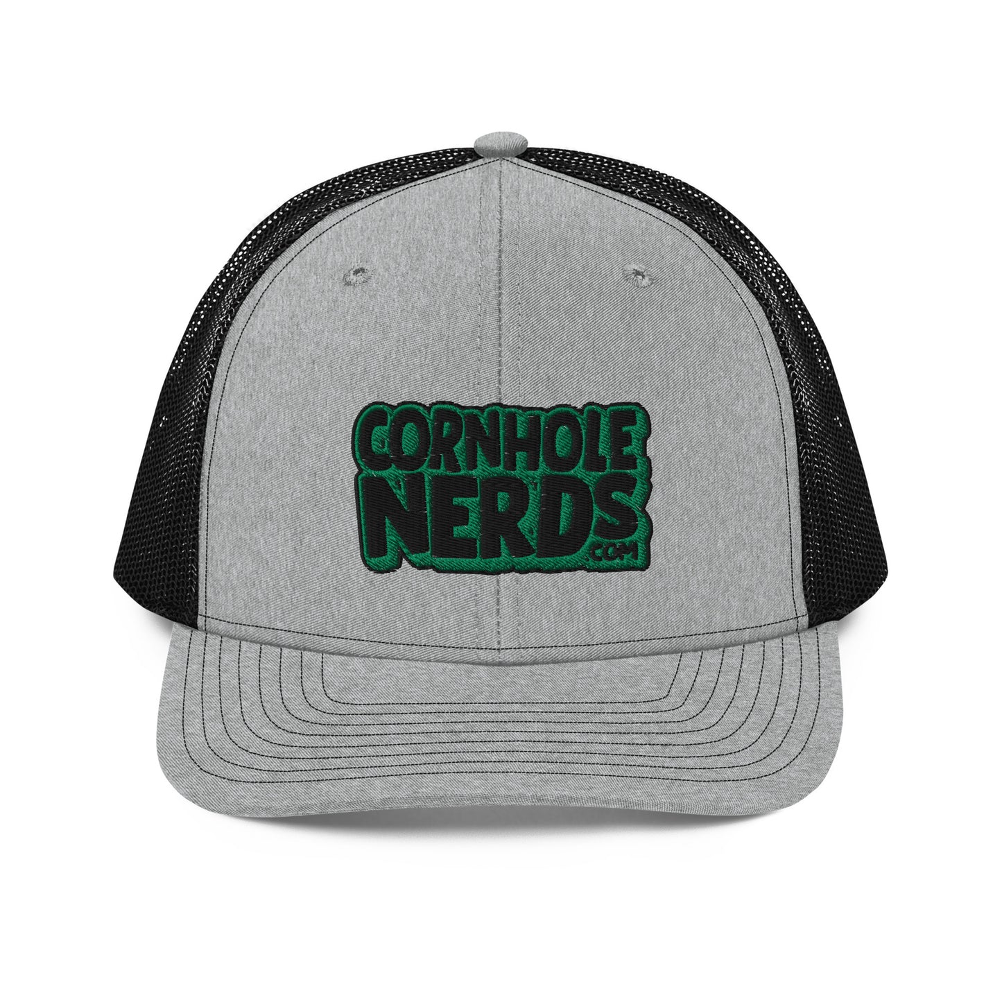 black/kelly green nerds logo Richardson 112 snapback Trucker hat