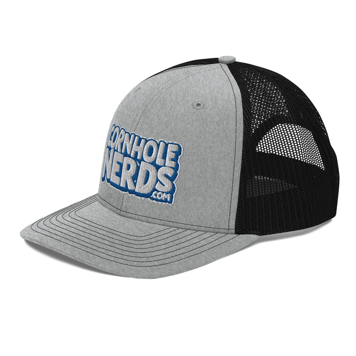 white/royal nerds logo Richardson 112 snapback Trucker hat