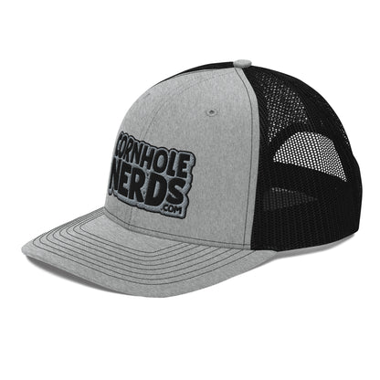 black/gray nerds logo Richardson 112 snapback Trucker hat