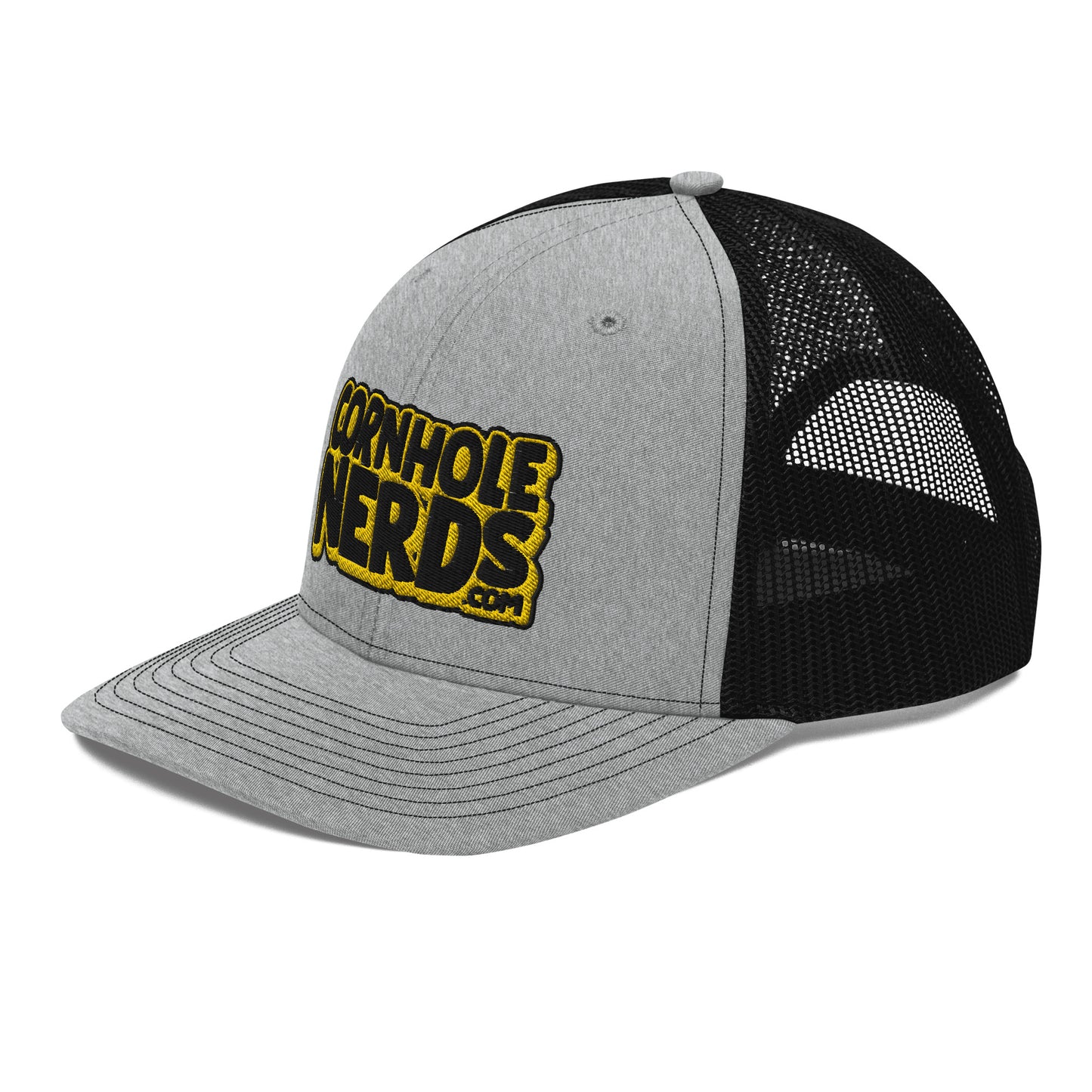 black/yellow nerds logo Richardson 112 snapback Trucker Cap