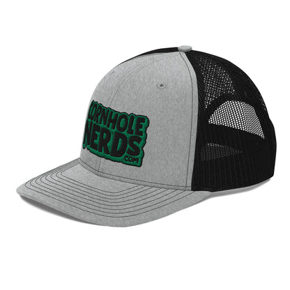 black/kelly green nerds logo Richardson 112 snapback Trucker hat