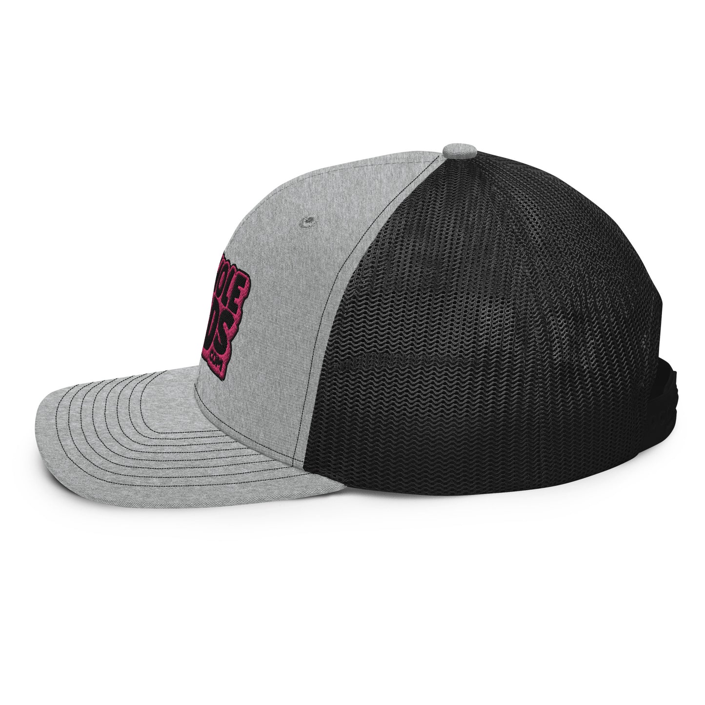 black/pink nerds logo Richardson 112 snapback Trucker hat