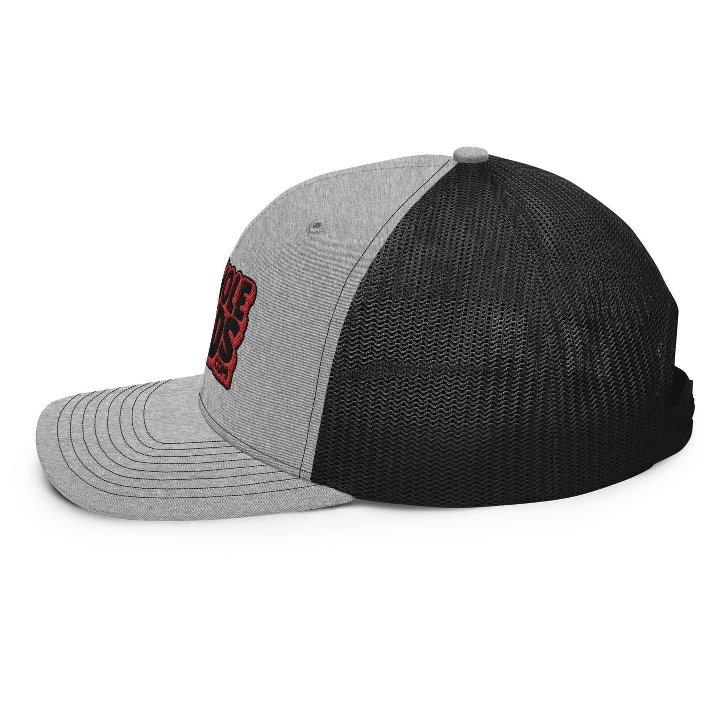 black/red nerds logo Richardson 112 snapback Trucker hat