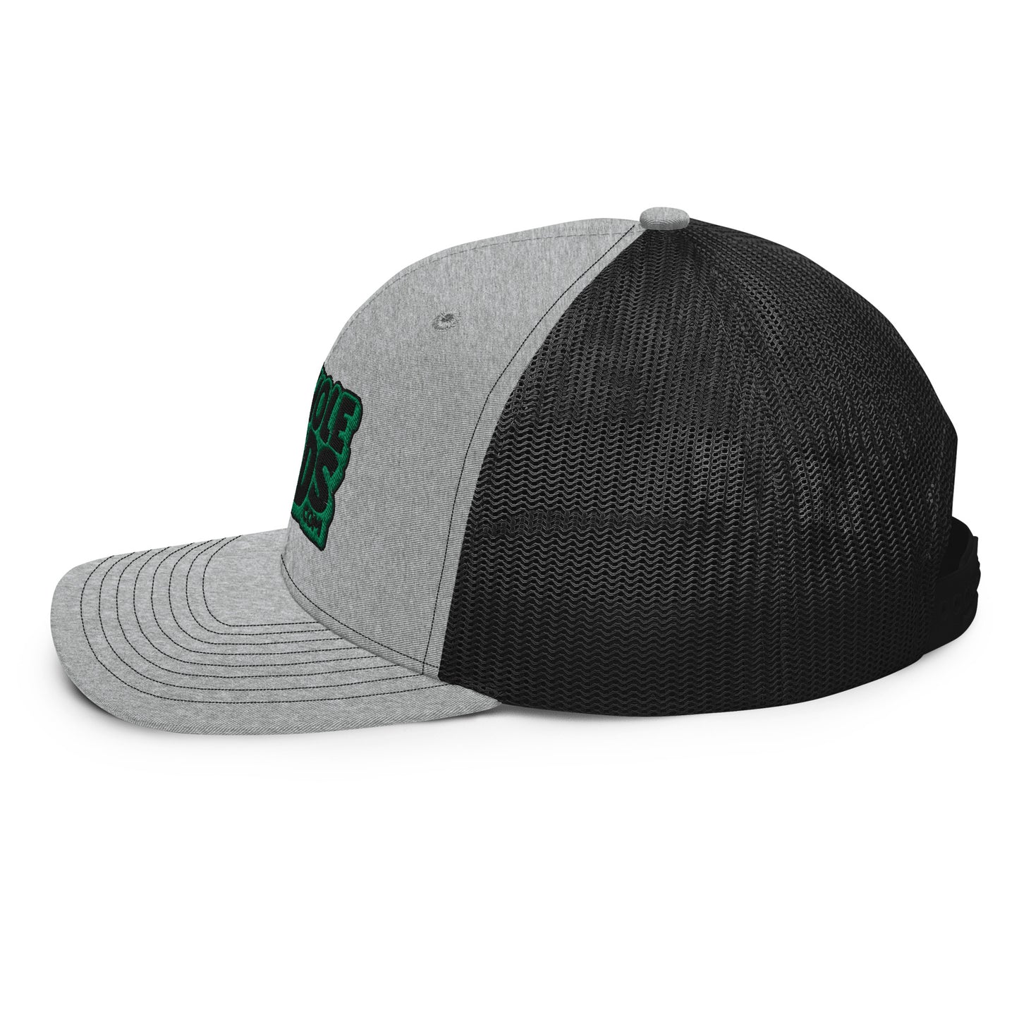 black/kelly green nerds logo Richardson 112 snapback Trucker hat