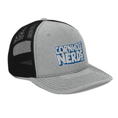 white/royal nerds logo Richardson 112 snapback Trucker hat