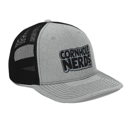 black/gray nerds logo Richardson 112 snapback Trucker hat