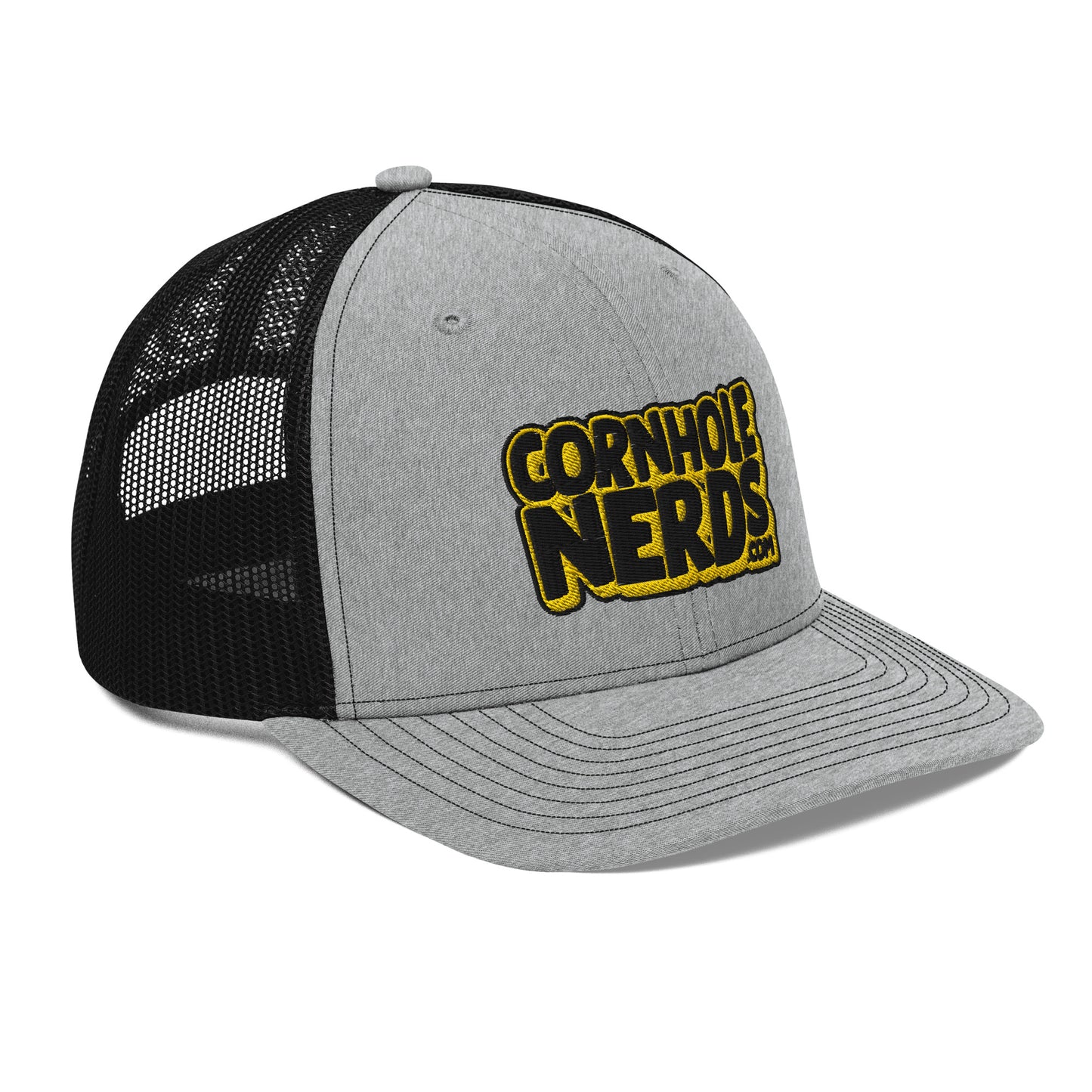 black/yellow nerds logo Richardson 112 snapback Trucker Cap