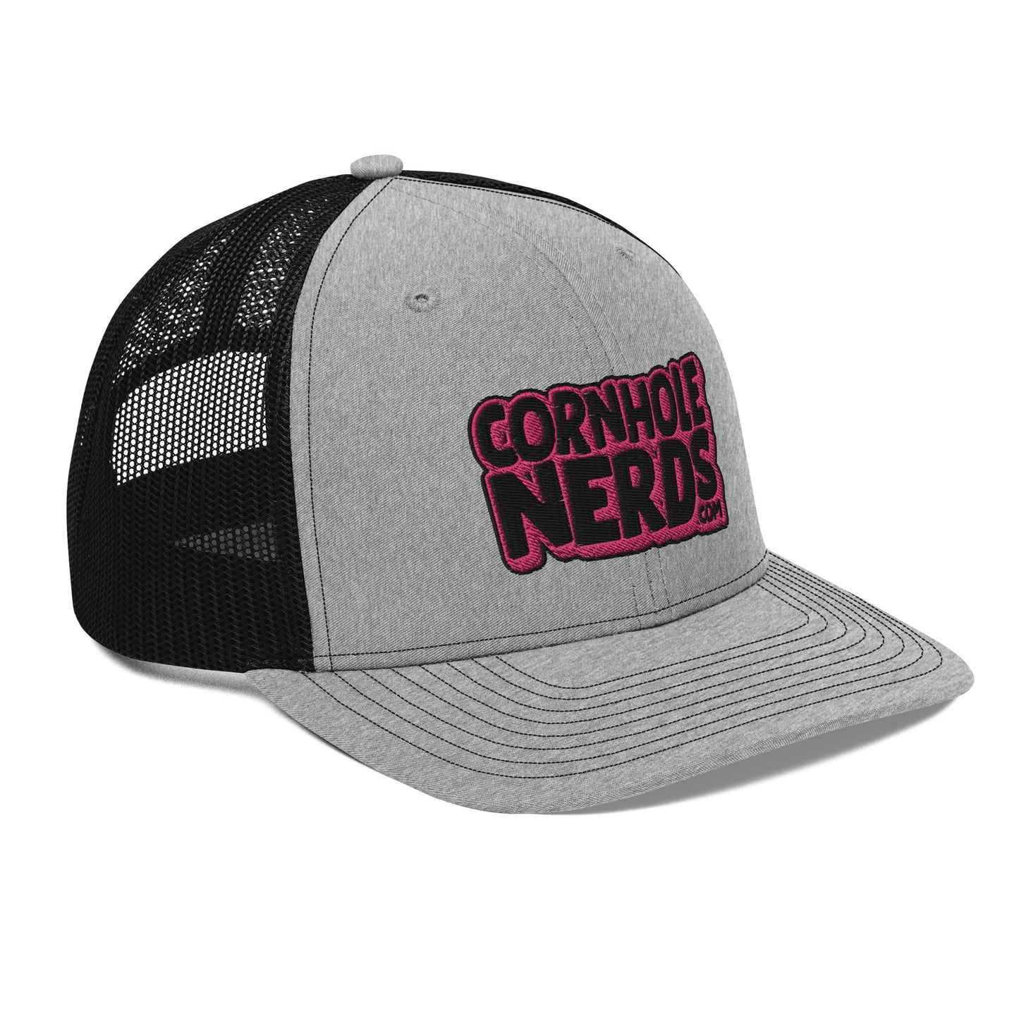 black/pink nerds logo Richardson 112 snapback Trucker hat