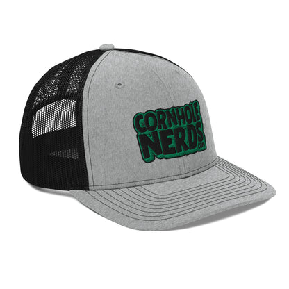 black/kelly green nerds logo Richardson 112 snapback Trucker hat