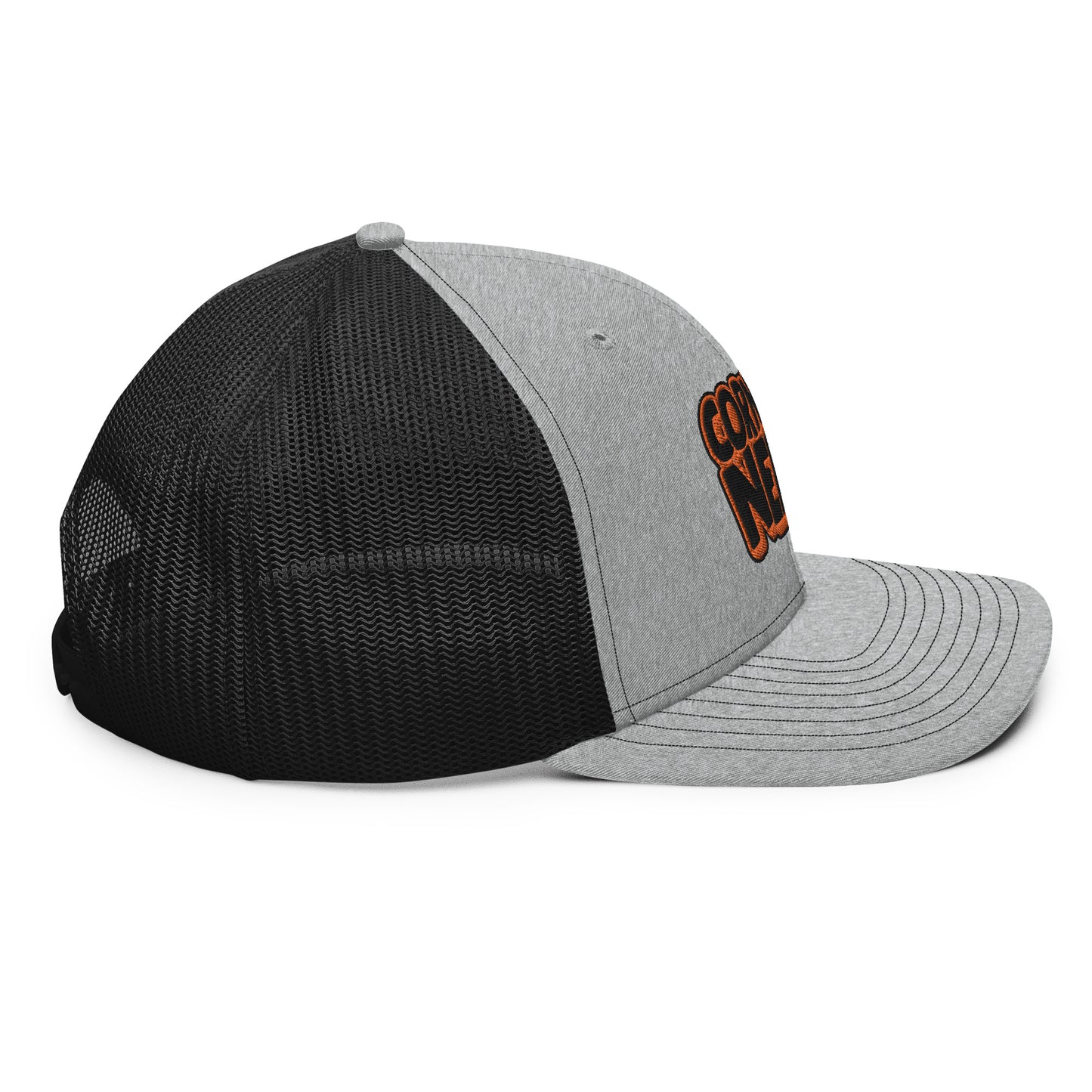 black/orange nerds logo Richardson 112 snapback Trucker Cap