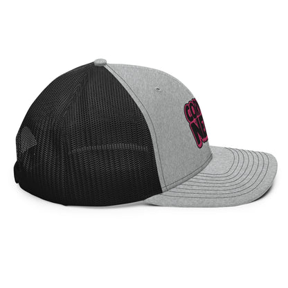 black/pink nerds logo Richardson 112 snapback Trucker hat