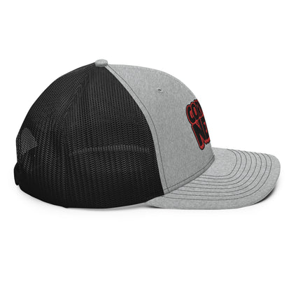 black/red nerds logo Richardson 112 snapback Trucker hat