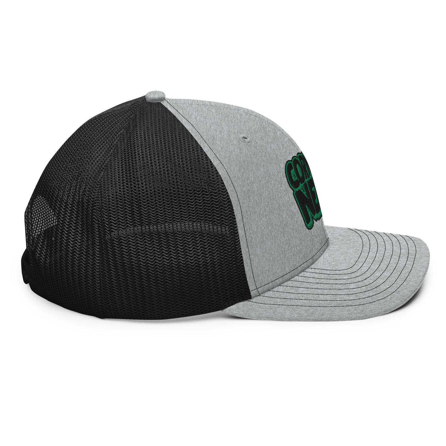 black/kelly green nerds logo Richardson 112 snapback Trucker hat