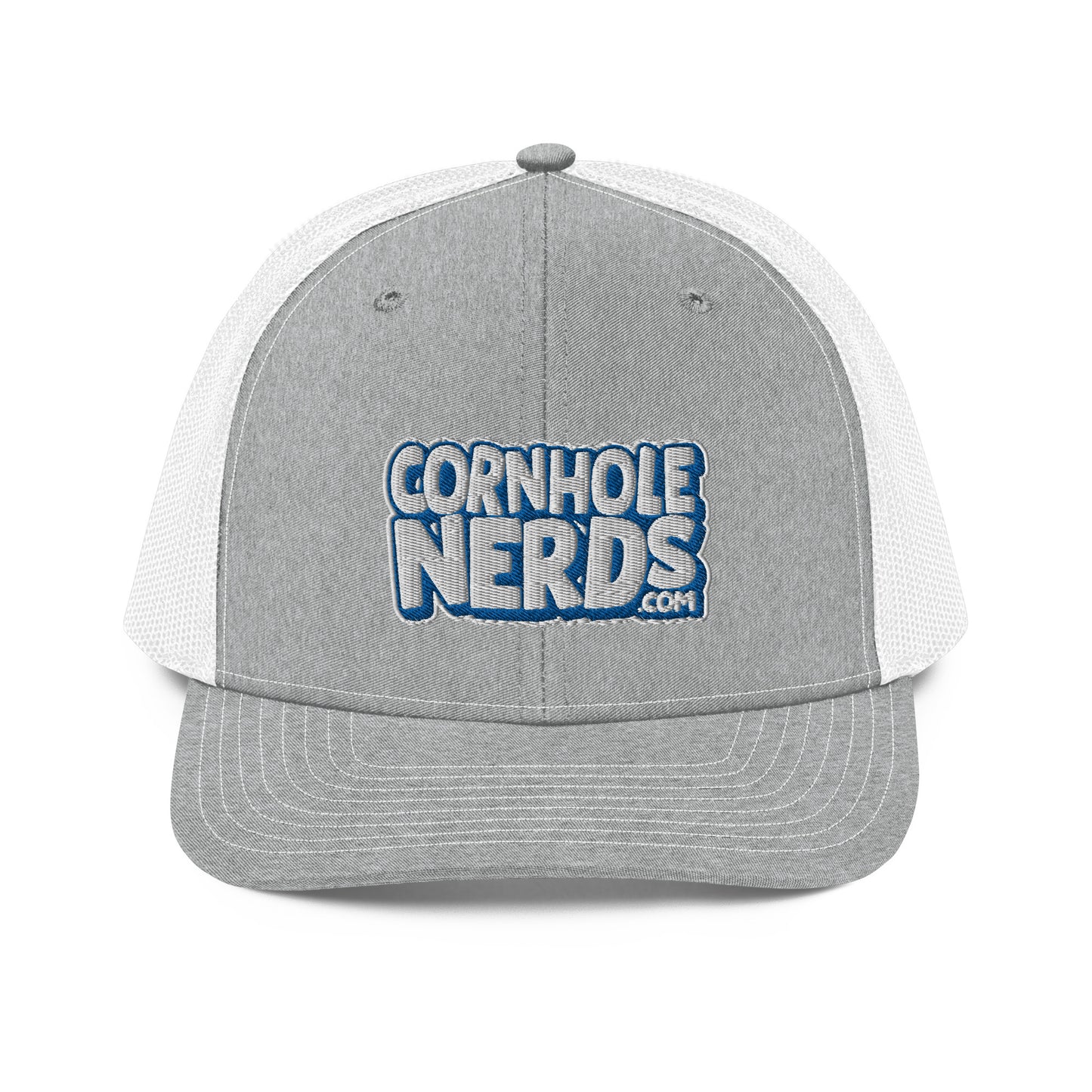 white/royal nerds logo Richardson 112 snapback Trucker hat