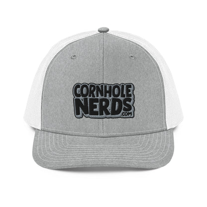 black/gray nerds logo Richardson 112 snapback Trucker hat