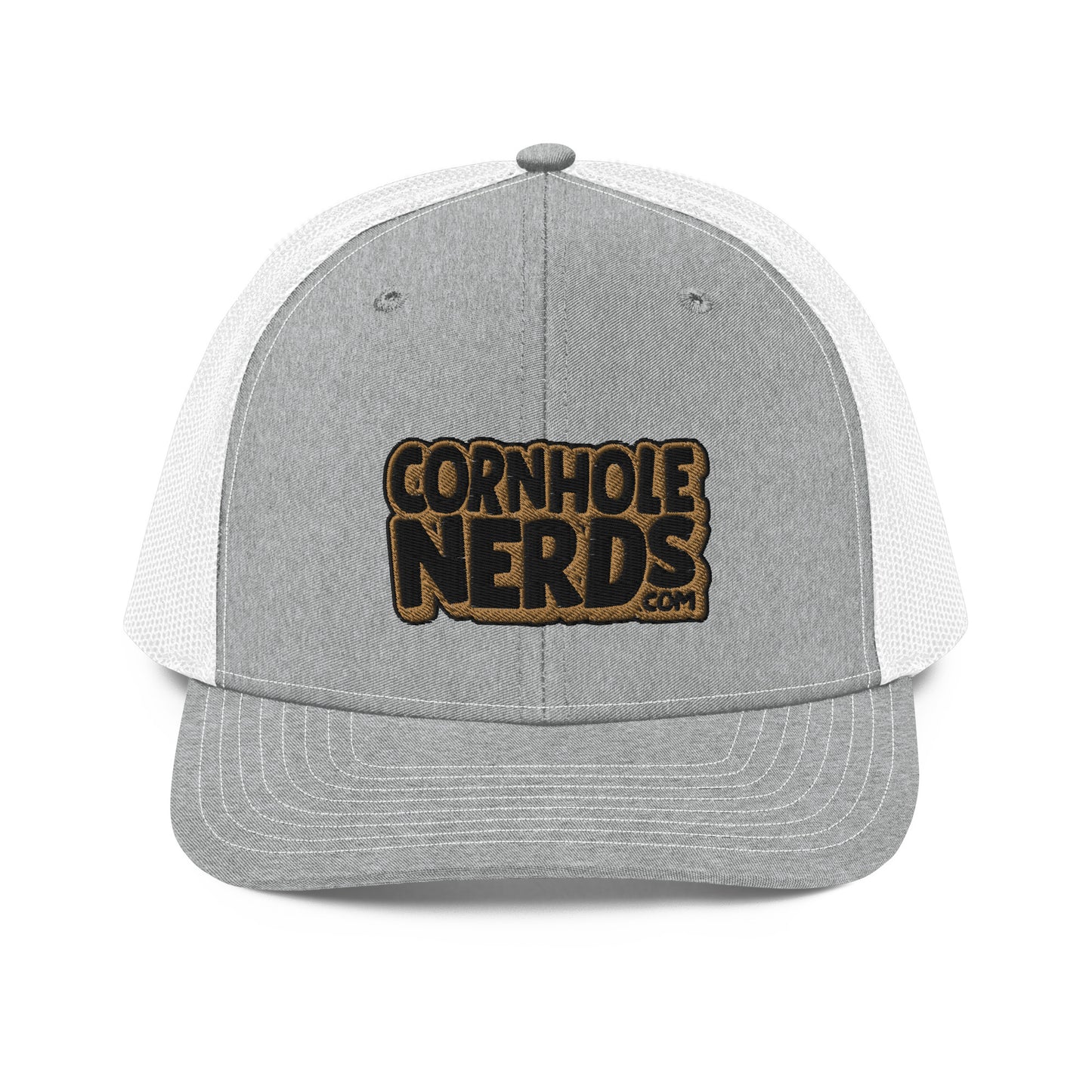 black/gold nerds logo Richardson 112 snapback Trucker hat