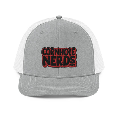 black/red nerds logo Richardson 112 snapback Trucker hat