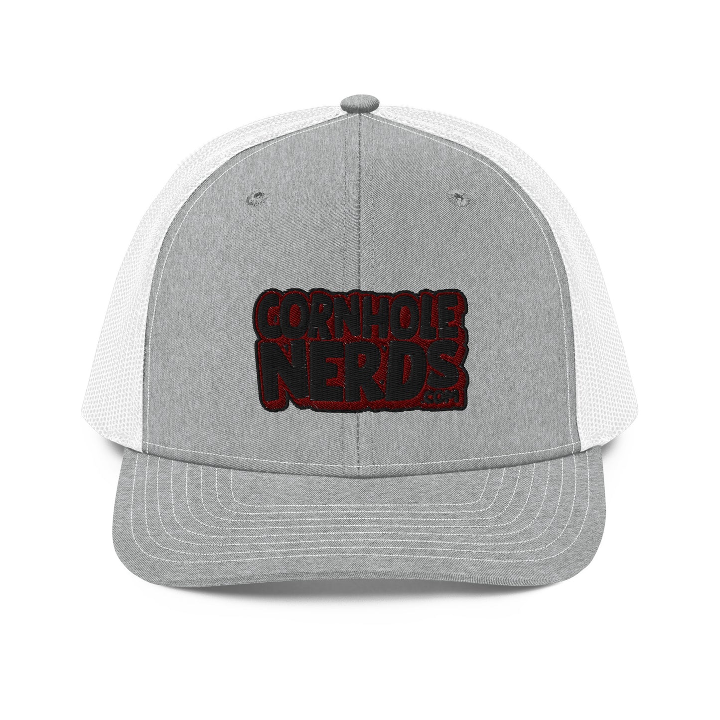 black/maroon nerds logo Richardson 112 snapback Trucker hat