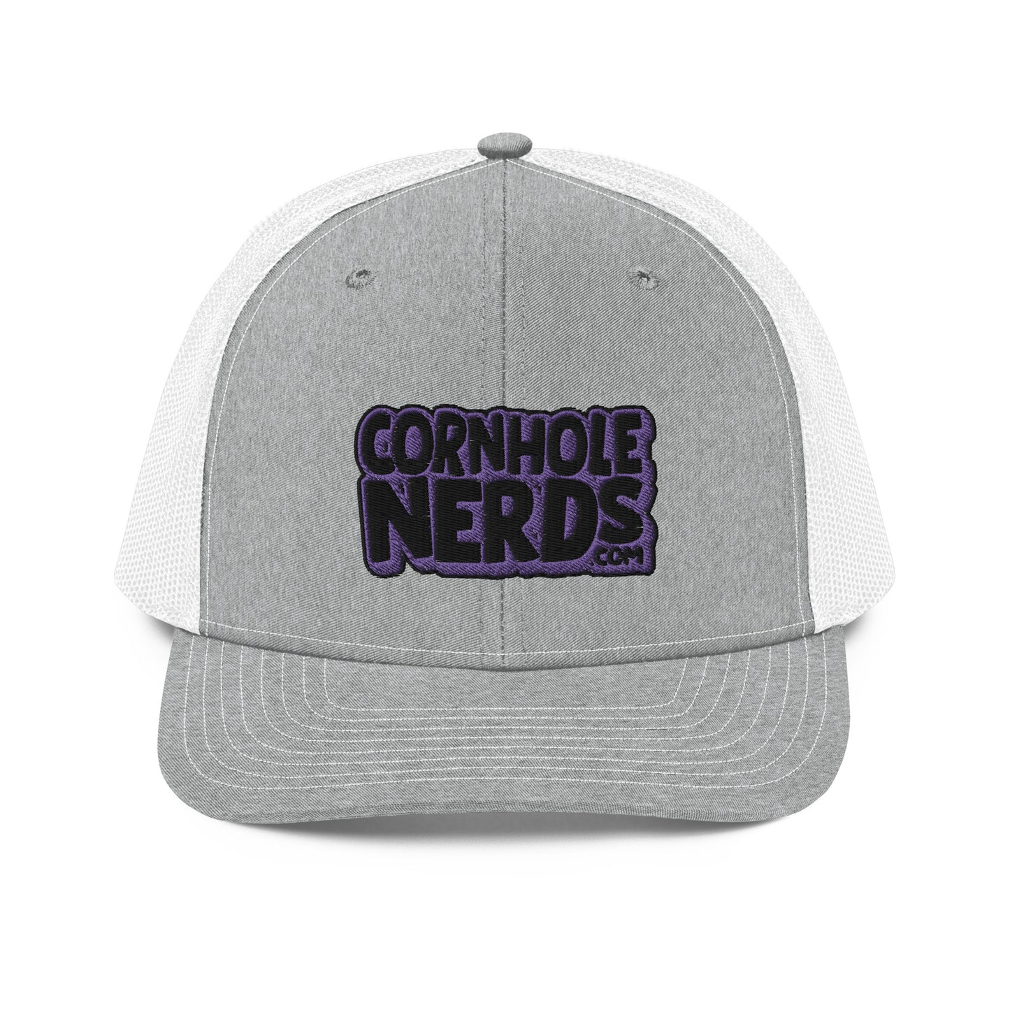 black/purple nerds logo Richardson 112 snapback Trucker hat