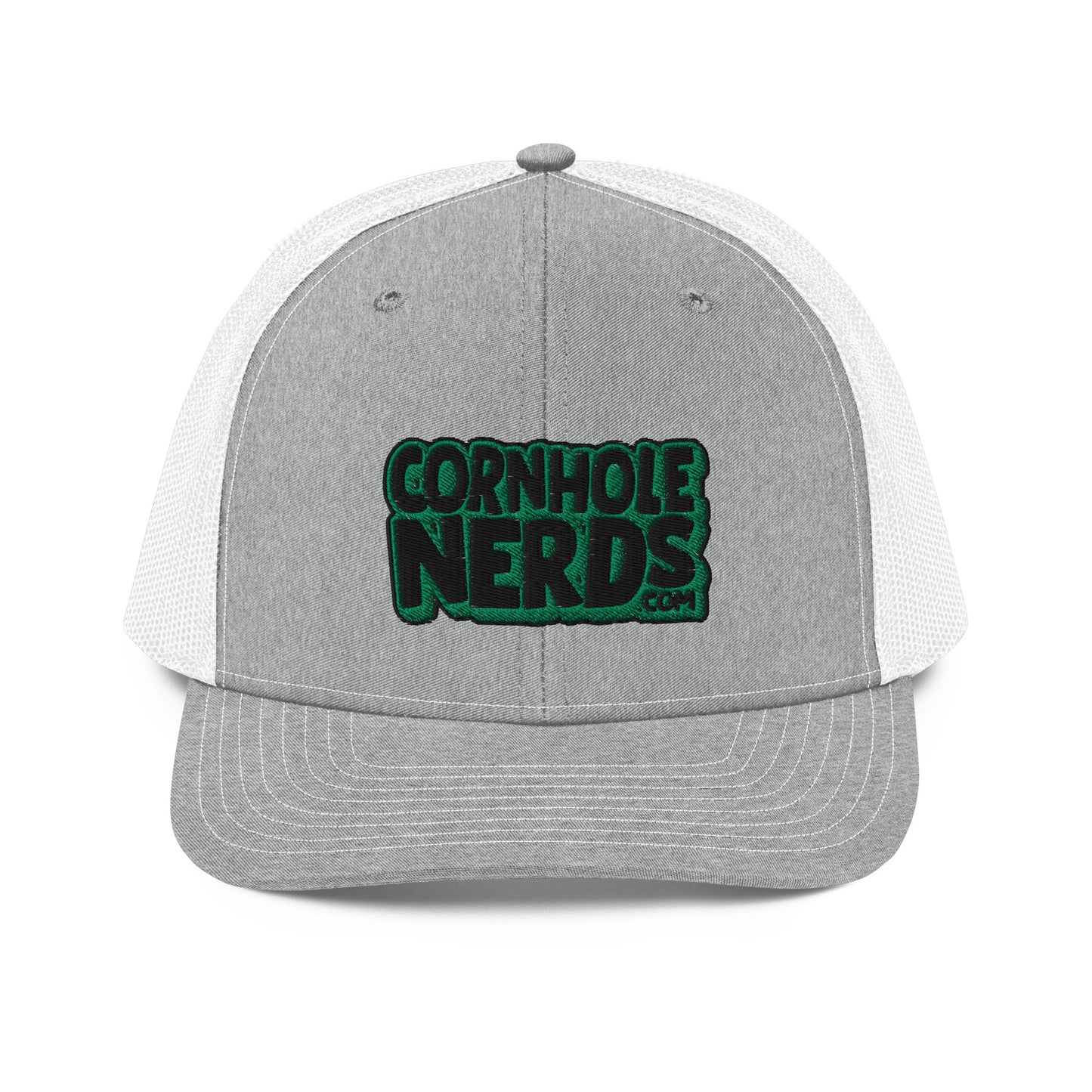 black/kelly green nerds logo Richardson 112 snapback Trucker hat