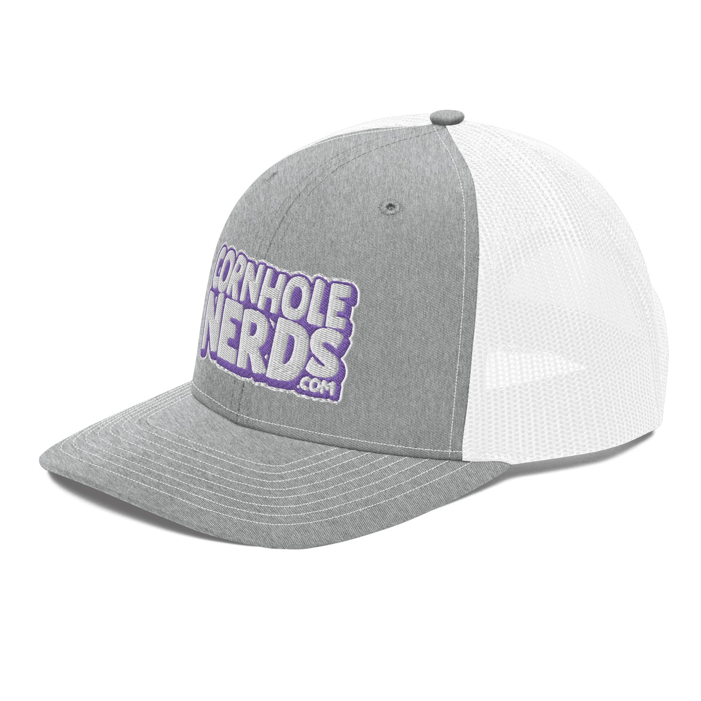 white/purple nerds logo Richardson 112 snapback Trucker hat