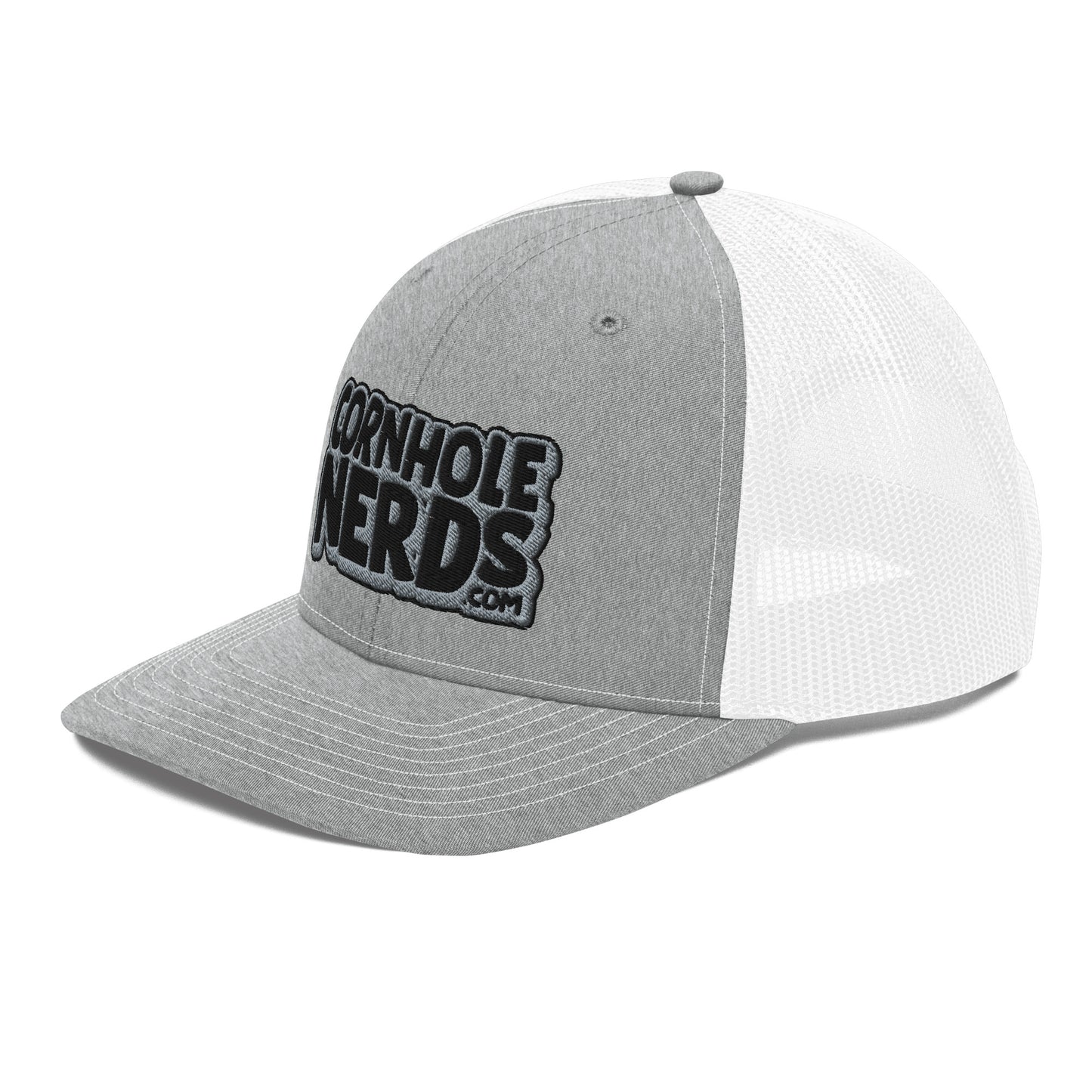 black/gray nerds logo Richardson 112 snapback Trucker hat