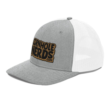 black/gold nerds logo Richardson 112 snapback Trucker hat