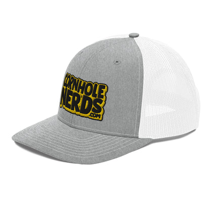 black/yellow nerds logo Richardson 112 snapback Trucker Cap