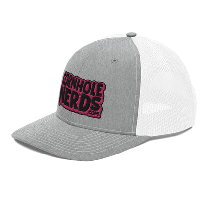 black/pink nerds logo Richardson 112 snapback Trucker hat