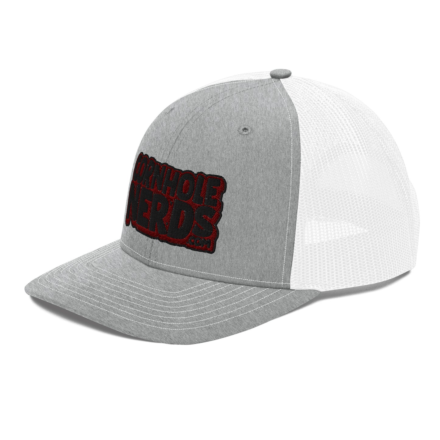 black/maroon nerds logo Richardson 112 snapback Trucker hat