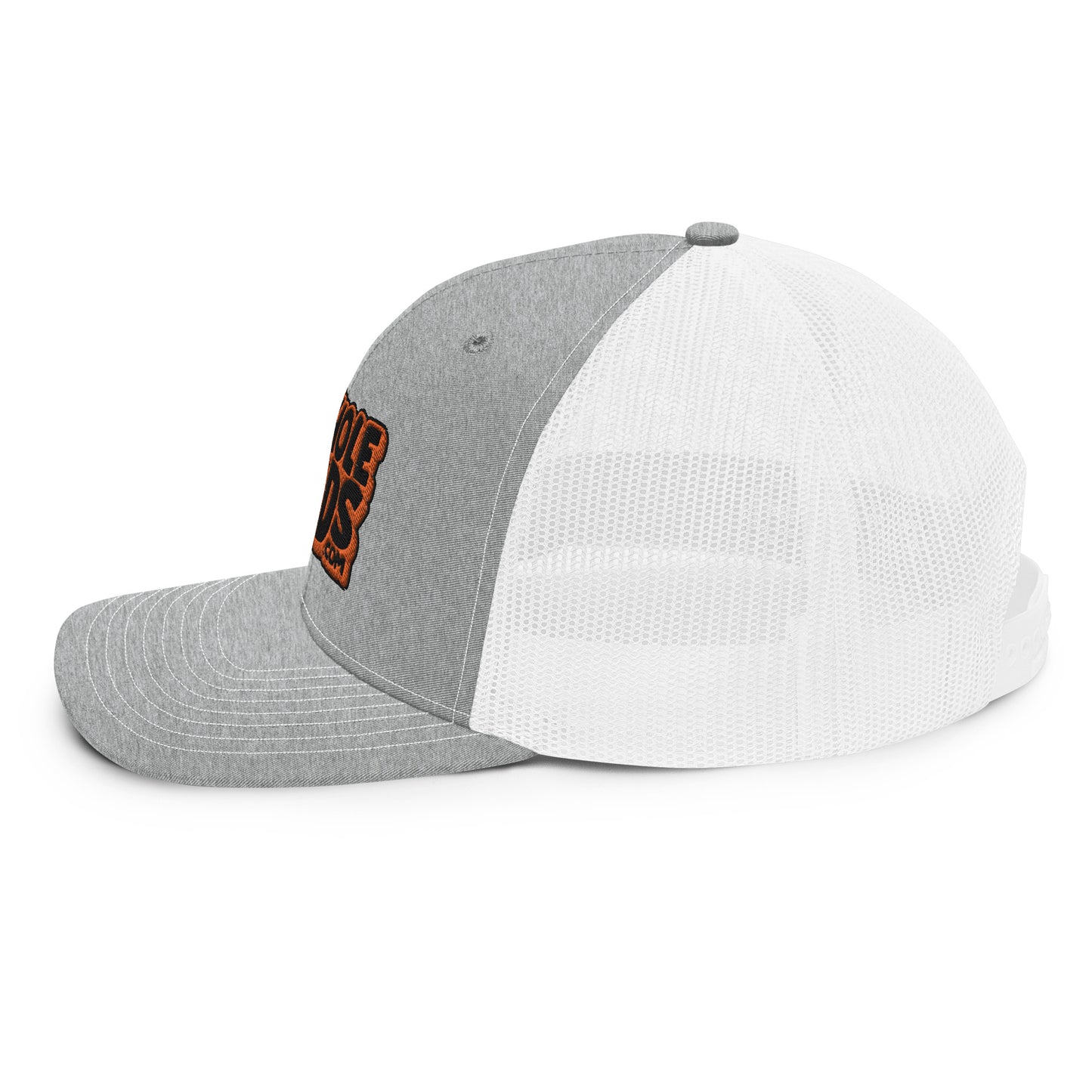 black/orange nerds logo Richardson 112 snapback Trucker Cap