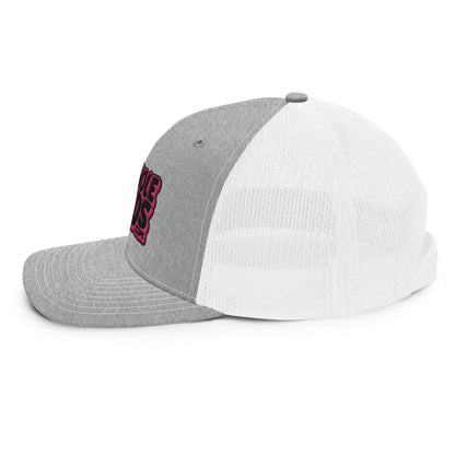 black/pink nerds logo Richardson 112 snapback Trucker hat