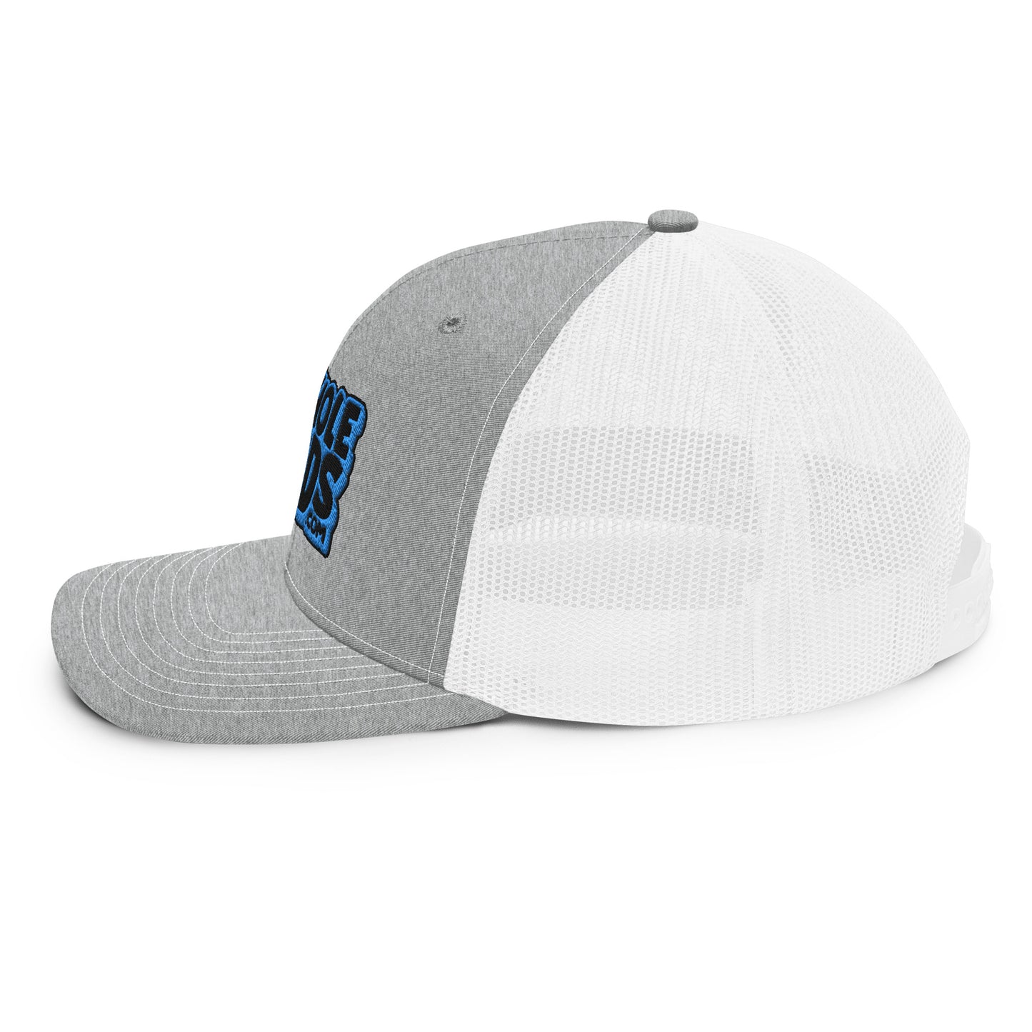 black/light blue nerds logo Richardson 112 snapback Trucker hat