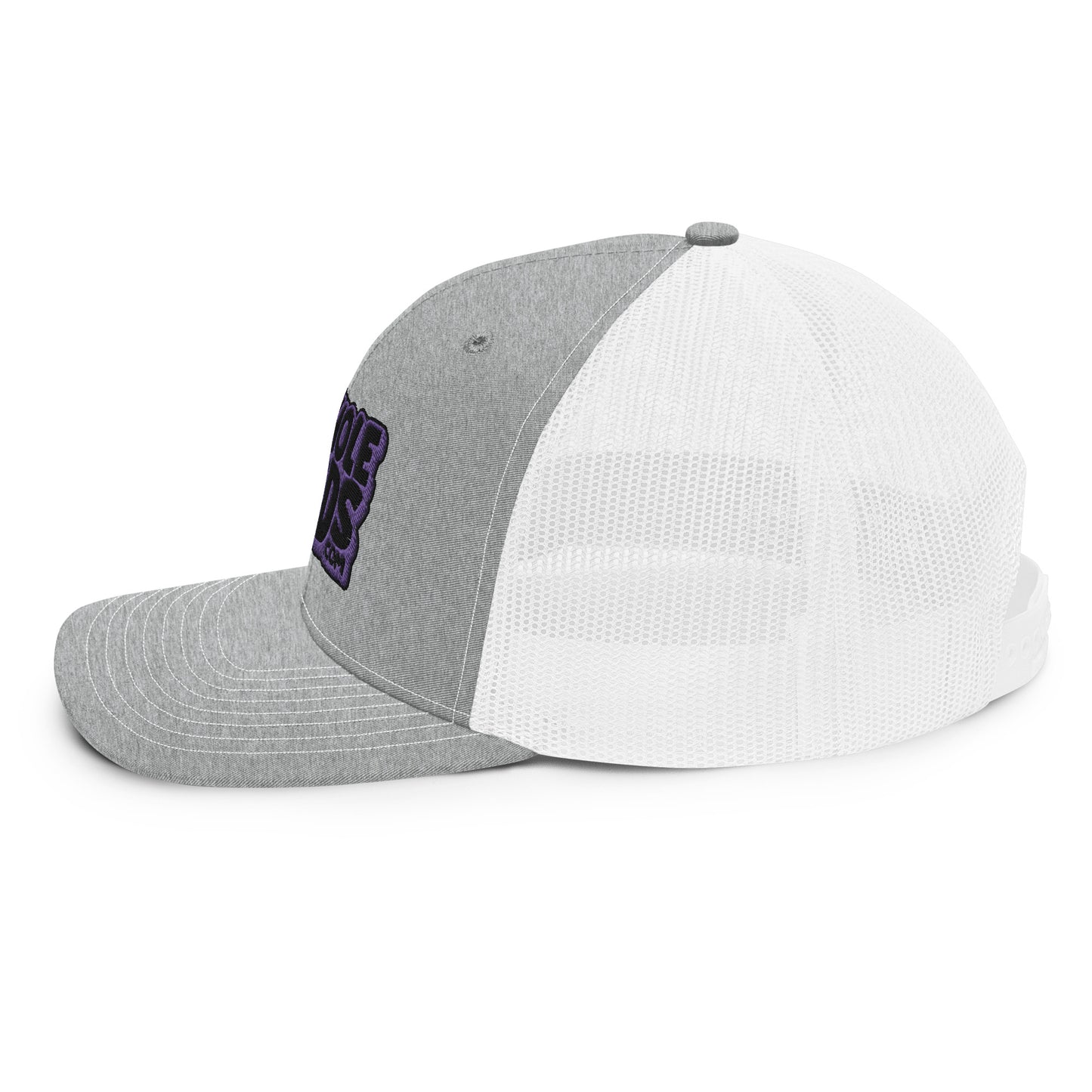 black/purple nerds logo Richardson 112 snapback Trucker hat