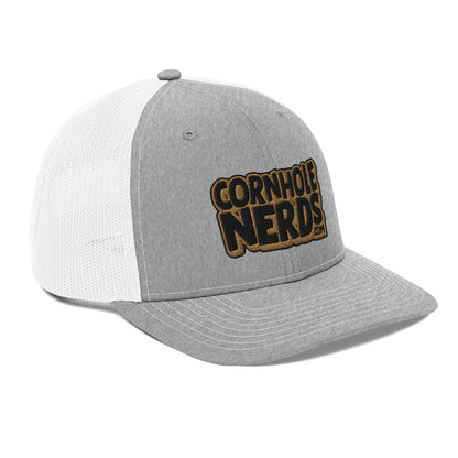 black/gold nerds logo Richardson 112 snapback Trucker hat