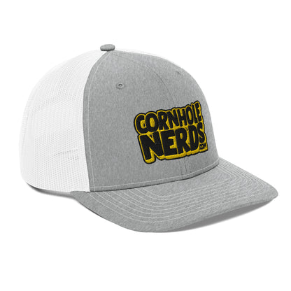 black/yellow nerds logo Richardson 112 snapback Trucker Cap