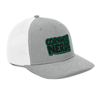 black/kelly green nerds logo Richardson 112 snapback Trucker hat